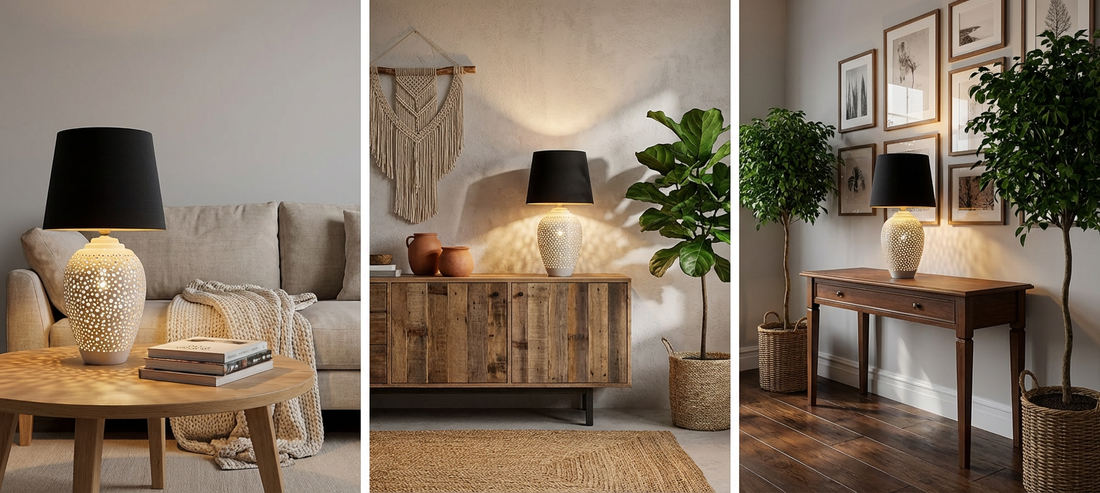 Ceramiczne lampy do salonu - przewodnik