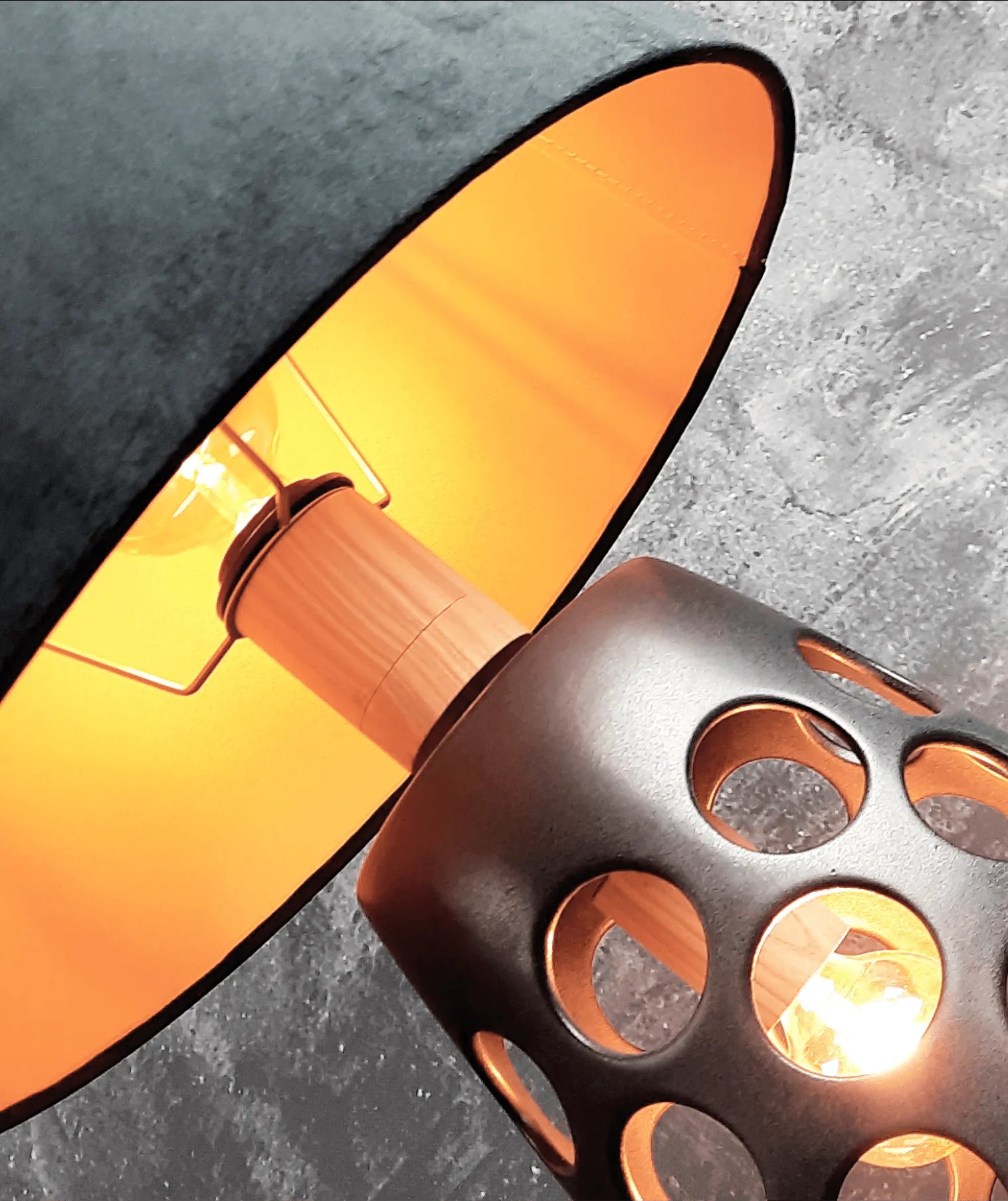 Lampa z abażurem - Coma Simple - detale