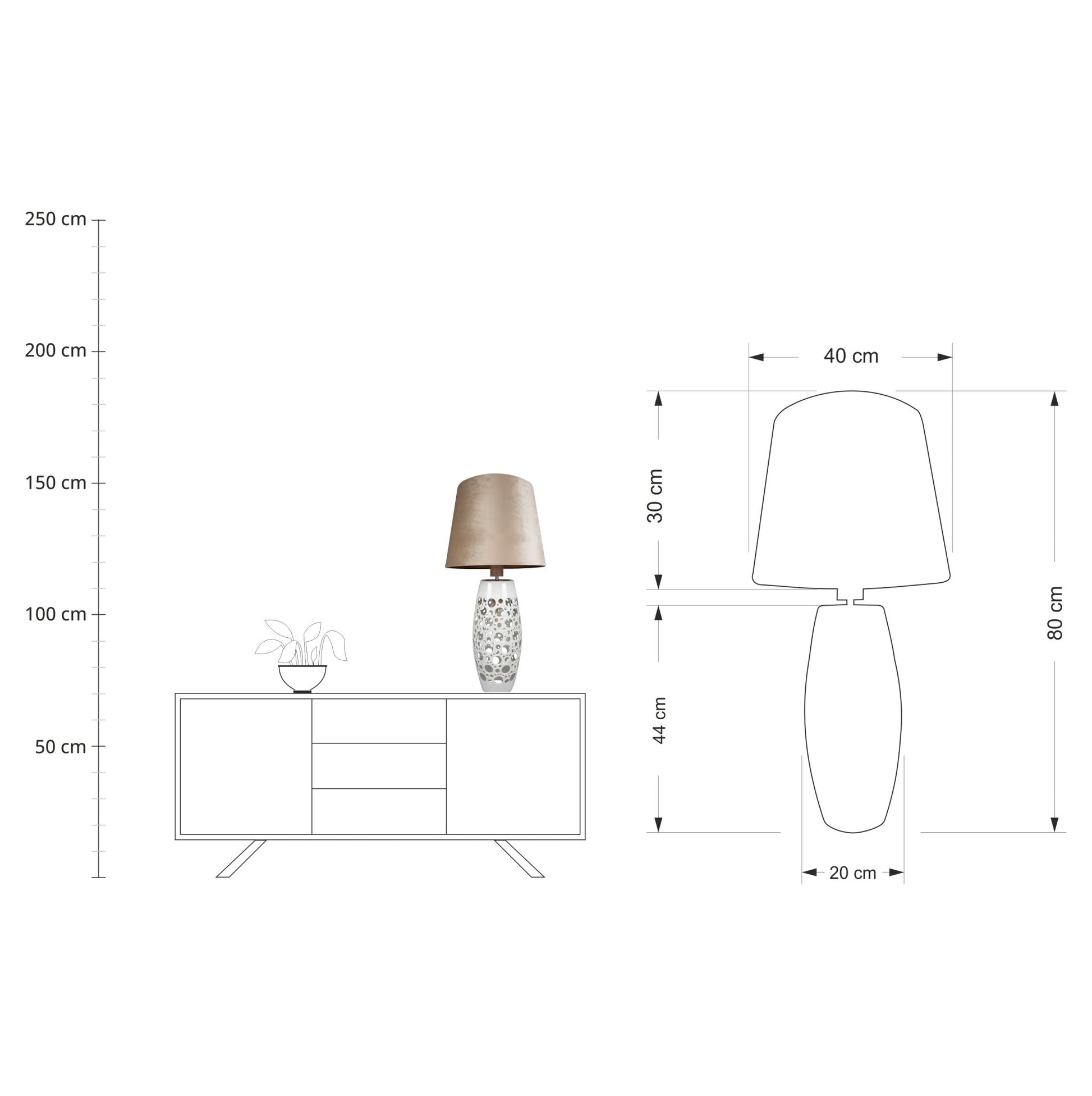 Lampa z abażurem - Coma Deco - zdjęcie 6