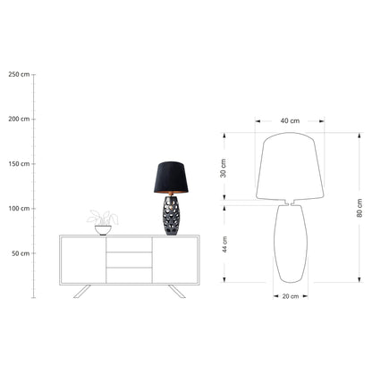 Lampa z abażurem - Coma Simple - zdjęcie 8