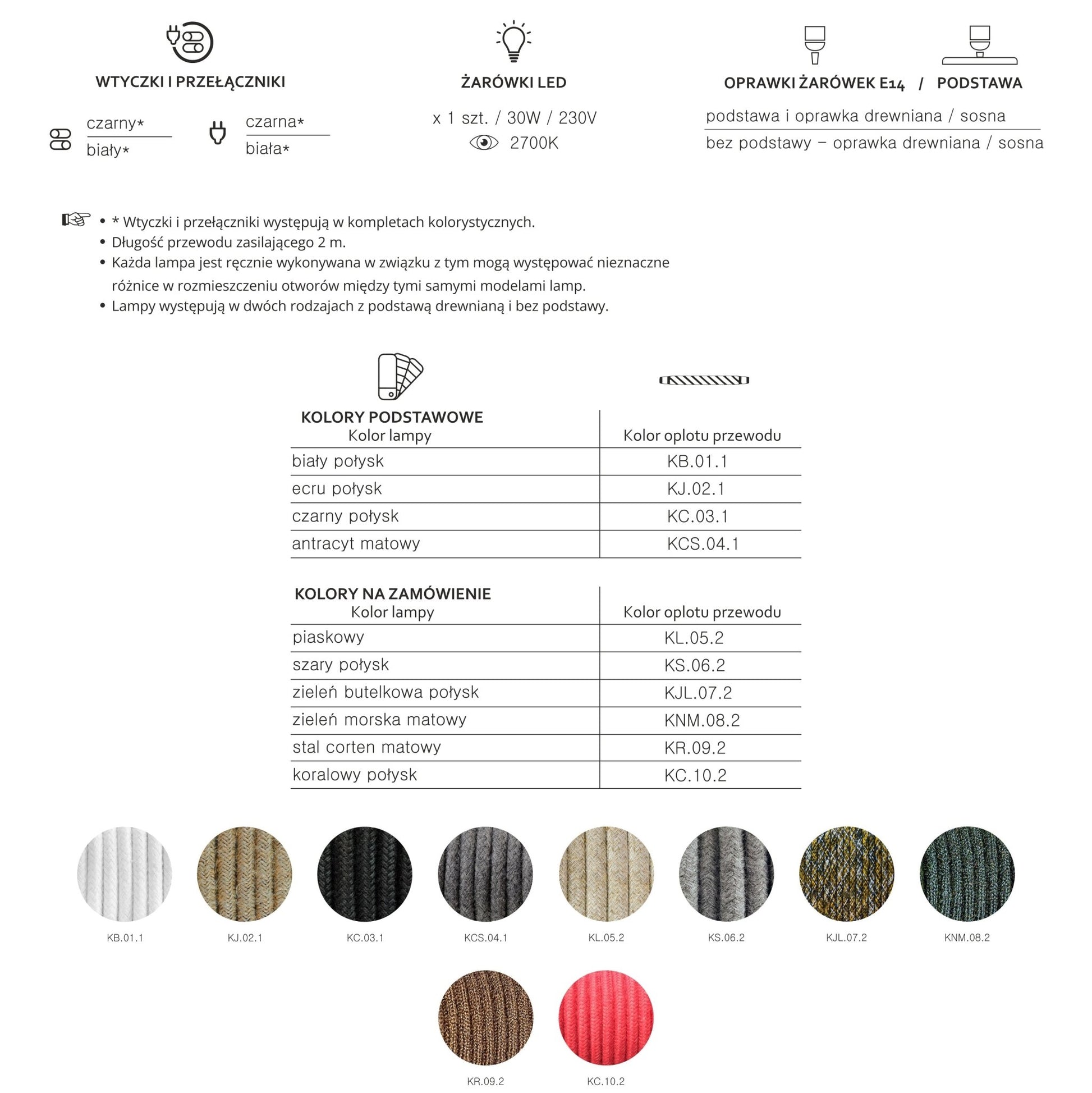 Lampa MOON Shine z podstawą - projekcja światła