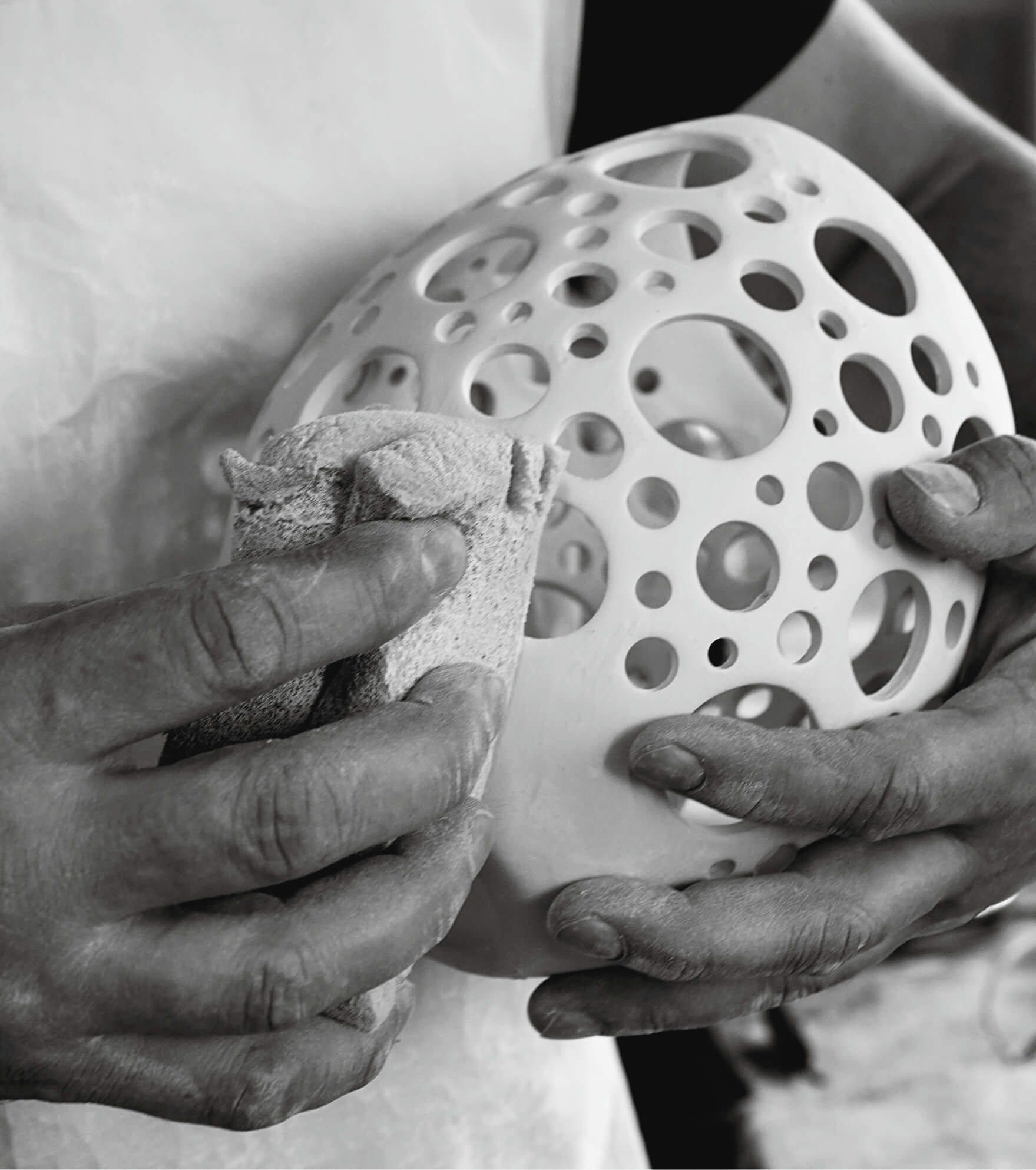 Lampion LAVA Cocount - duży - widok z boku