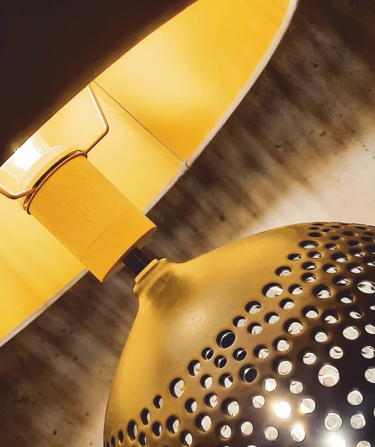 Lampa z abażurem - Orion Art Czarny - detale